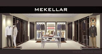 供應(yīng)精品男裝展柜與陳列道具制作 專賣店裝修全指南