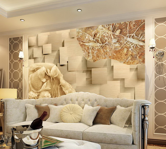 砂巖背景墻的特點及其在室內外裝飾裝修中的應用